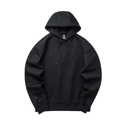 Anta Sports Lifestyle Series Black Letter Embroidered Hoodie Unisex 152148719R-2