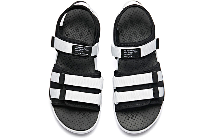 Anta Sports Sandal 'Black White' 圖 3