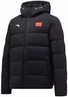 Order Anta Sports Series Logo Flag Hooded Down Jacket Unisex Black. 462240107-1
