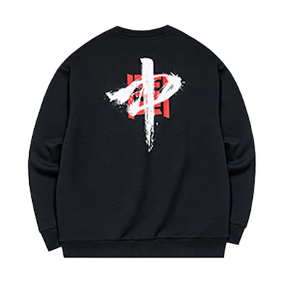 Anta Sports Training Series Pullover Sweatshirt Black Unisex 952137741-2