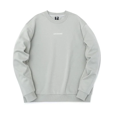 Anta Sportswear Unisex Pullover Crewneck Fleece Sweatshirt Mushroom Gray 172231760R-2