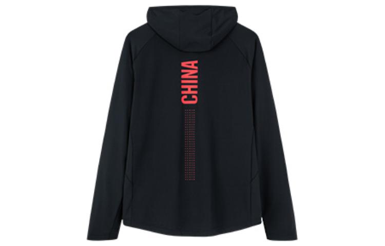 Lookbook 安踏SS22冠軍系列訓練連帽外套黑色印花設計 152250702-2