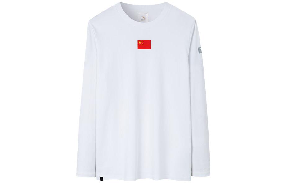 Anta SS22 National Flag Crewneck Sweatshirt White 152250401-1