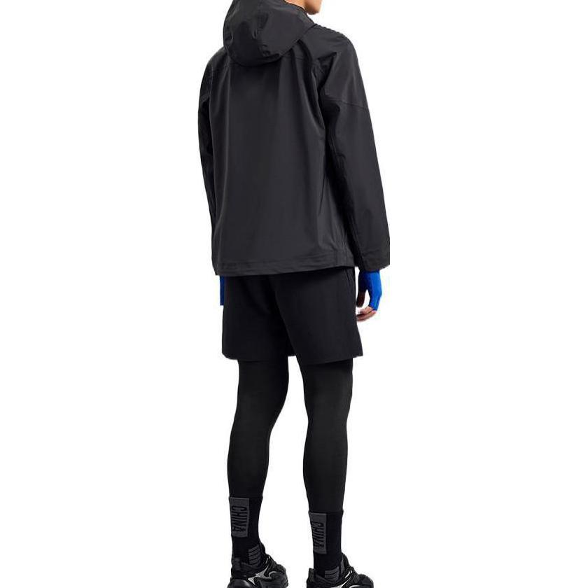 Purchase 安踏Staple系列FW22男士黑色連帽拉鍊外套帶標誌設計 152230606-2