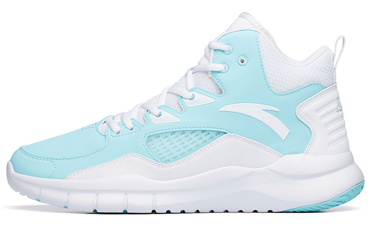 Anta Star 4 High Basketball Shoes 'White Blue' 112221632S-1