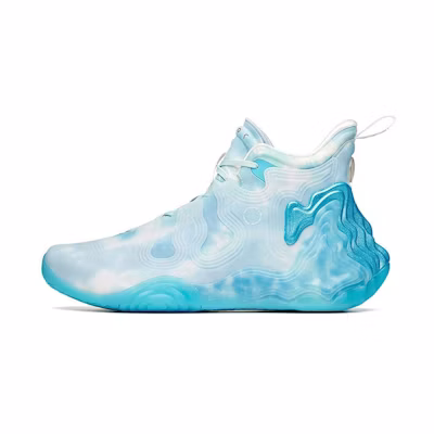 Anta Star Peak Glacier High Basketball Sneakers 'Blue White'