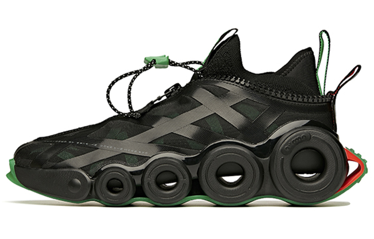 Anta Star Series Low 'Xing Liu Black Green' 112048868A-5