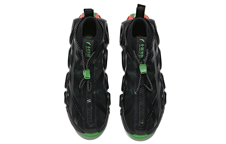 Shop Anta Star Series Low 'Xing Liu Hitam Hijau' 112048868A-5