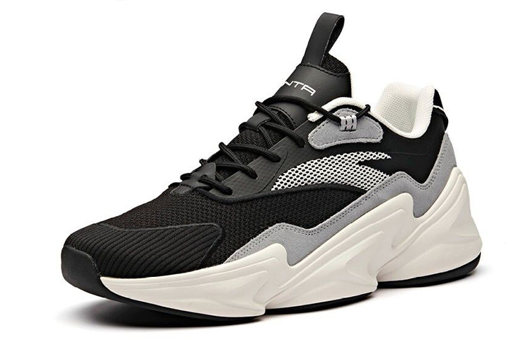 Anta Street Dad Shoe 'Black White Grey' 圖 2