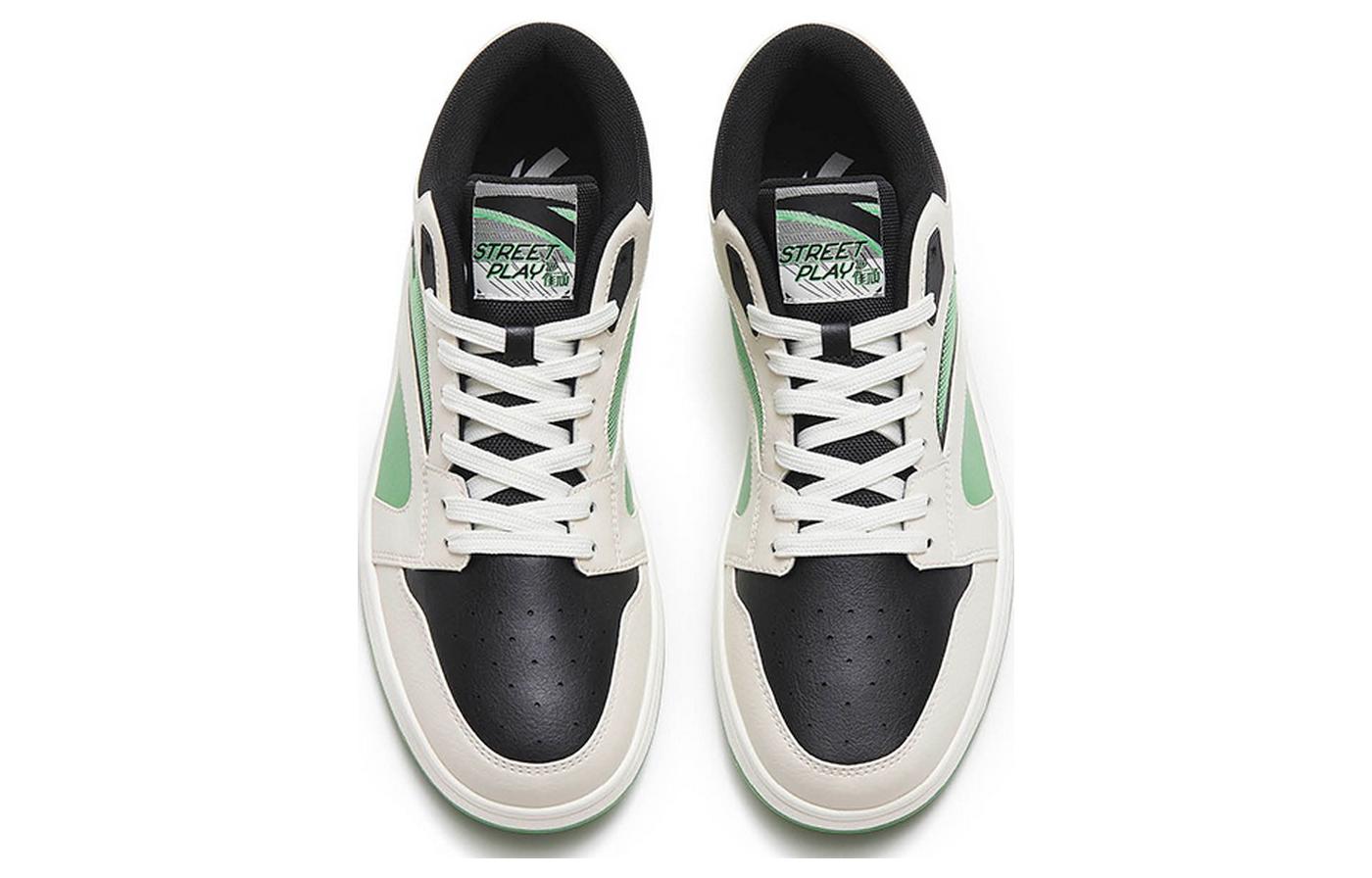 Lookbook Anta Streetball Low 'Negro Blanco Verde' 112318057-3