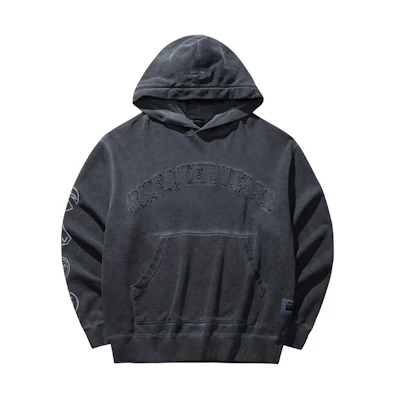Anta SV ATSV Castle Gray Washed Print Hoodie Casual Loose Fit 152448745V-2