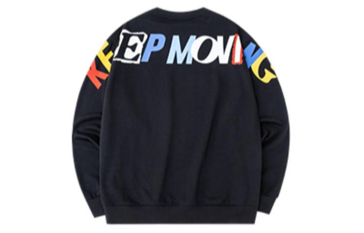 Anta Sweatshirt Black - Unisex Lifestyle Series with Back Letter Print 152238708-2