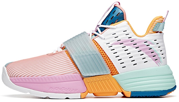 Anta Shock The Game 4.0 Basketball Sneakers 'White Pink Blue' 112031108-5 Buy Anta Shock The Game 4.0 Basketball Sneakers 'White Pink Blue' 112031108-5