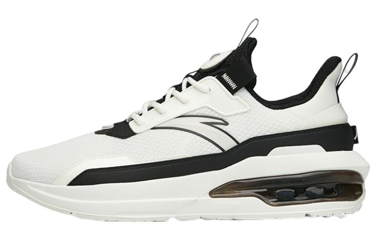 Anta Life Series Sneakers Leather 'White Black Silver' 912228877-3