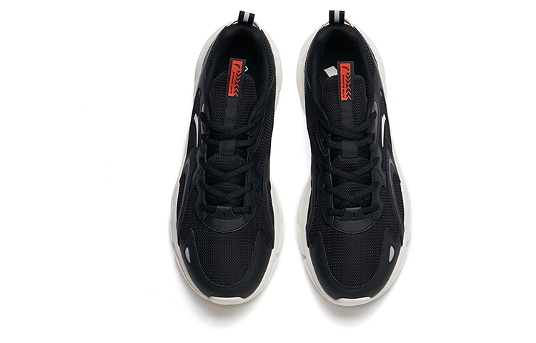 Lookbook Zapatillas Anta de Suela Gruesa y Cómodas 'Negro y Blanco' 912245522-4