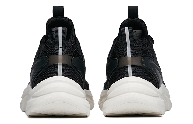 Shop Zapatillas Anta de Suela Gruesa y Cómodas 'Negro y Blanco' 912245522-4