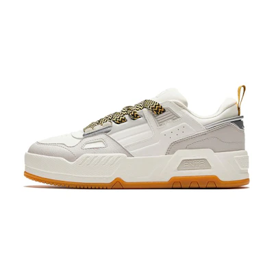 Anta Thick Sole Low-Top Skateboard 'White Grey'