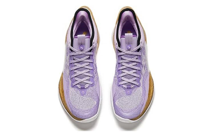 Lookbook 安踏 三分雨1代 新年 减震耐磨 低筒 籃球鞋 男款 紫色