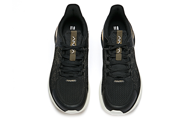 Shop Anta Tianqi Low ''Noir Or'' 112015518-2