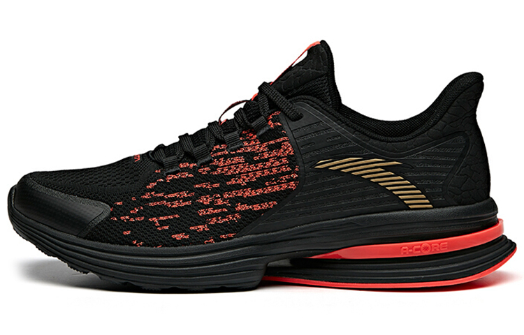 Anta Tianqi Low 'Black Red' 112015518-5