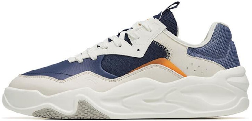 Anta安特 天行2 時髦舒適 防滑耐磨 低筒 板鞋 白灰藍 Buy Anta安特 天行2 時髦舒適 防滑耐磨 低筒 板鞋 白灰藍