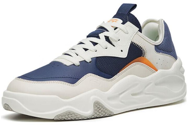 Anta安特 天行2 時髦舒適 防滑耐磨 低筒 板鞋 白灰藍 Lookbook Anta安特 天行2 時髦舒適 防滑耐磨 低筒 板鞋 白灰藍