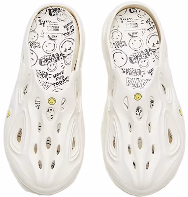 Anta Chao Bai 1.0 Slides 'White' 112338501-1 Lookbook Anta Chao Bai 1.0 Slides 'White' 112338501-1