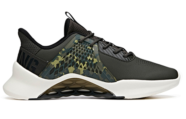 Order Anta安踏 舒適透氣 緩震綜訓鞋 黑綠迷彩