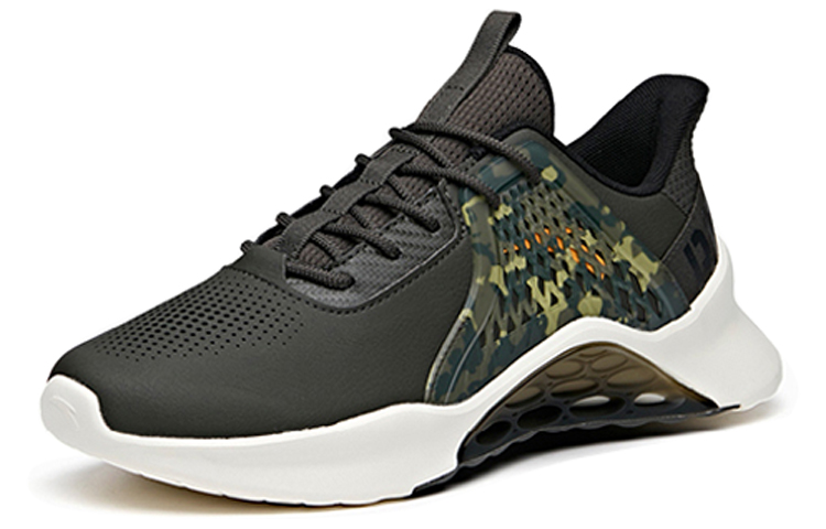 Lookbook Anta安踏 舒適透氣 緩震綜訓鞋 黑綠迷彩