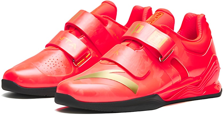 安踏 探鼎 负重 力量 防滑耐磨透氣平衡 訓練鞋 紅黑金 Lookbook 安踏 探鼎 负重 力量 防滑耐磨透氣平衡 訓練鞋 紅黑金