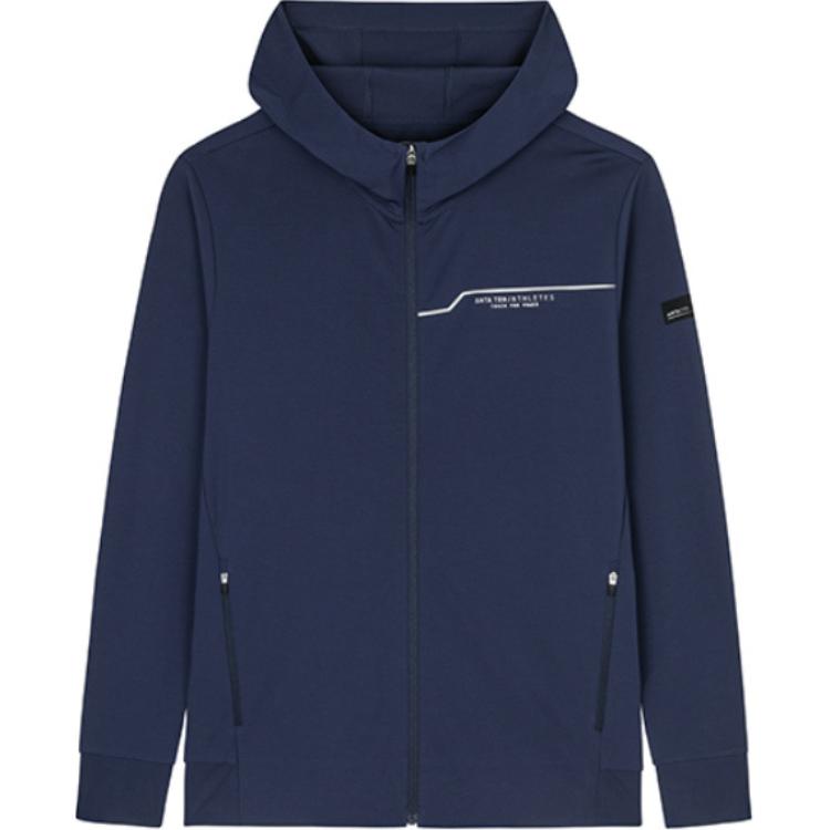 Anta Training Breathable Knit Jacket - Midnight Blue 152427709-1