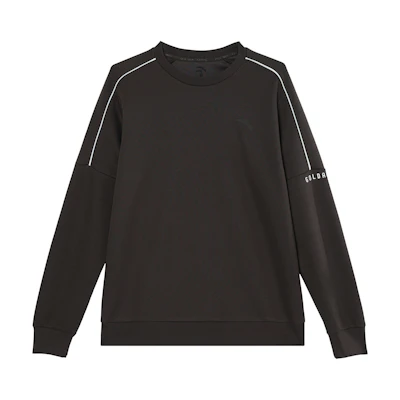 Anta Training Crewneck Sweatshirt Dark Brown Casual Long Sleeve Pullover 952437705-5