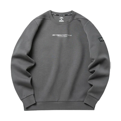 Anta Training Crewneck Sweatshirt Dark Water Green Unisex 952217702-3