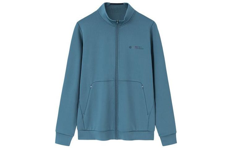 Anta Training Fleece Jacket Zip-Up Long Sleeve - Serene Green AT952337708-2