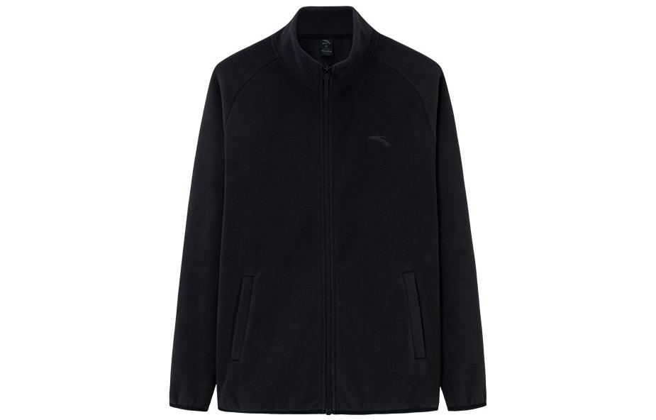 Anta Training Full-Zip Fleece Jacket Black 952347706-2