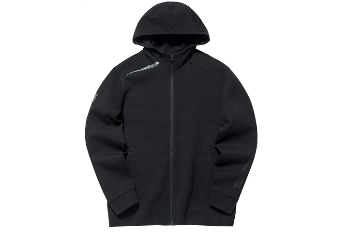 Anta Training Knit Hooded Sports Jacket Black () 152137703-4