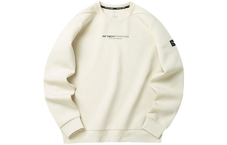 Anta Training Knit Pullover Sweatshirt Couple's Edition - Yimi Gray 952217702-1