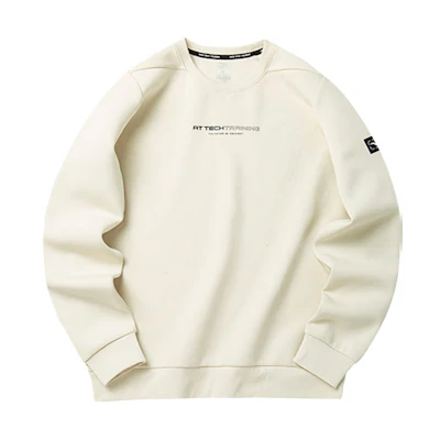Anta Training Knit Pullover Sweatshirt Couple's Edition - Yimi Gray 952217702-1