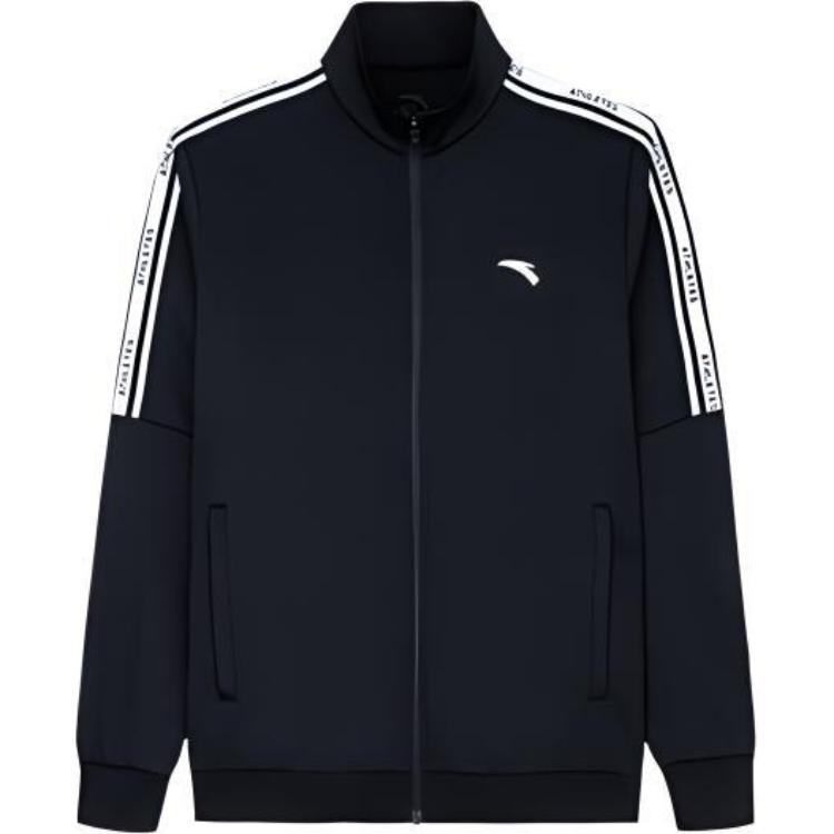 Anta Training Knit Zip-Up Jacket Black 152447711-3
