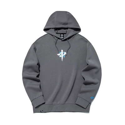 Anta Training Loose Fit Knit Hoodie Cloud Gray 952137745-4