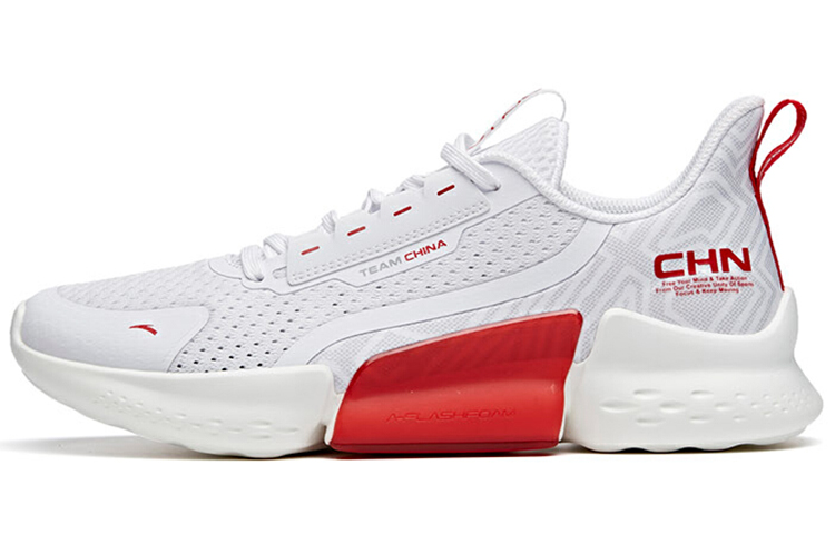 Anta Training Low 'White Red' 112027786-1