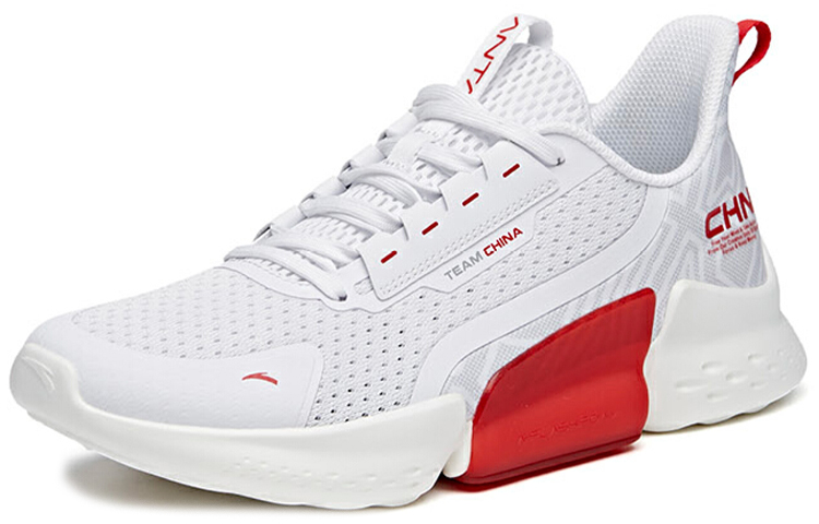 Lookbook Anta Training Low 'White Red' 112027786-1