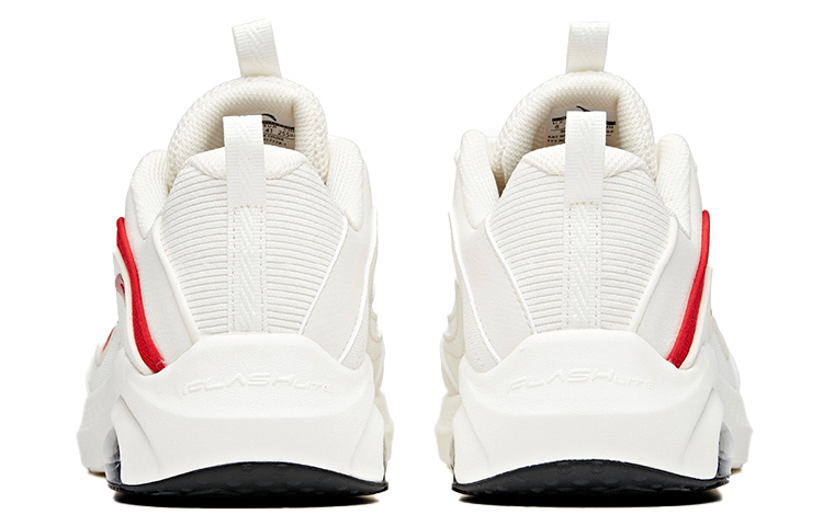 Shop 安踏训练低帮鞋 '白红黑' 112017778-1