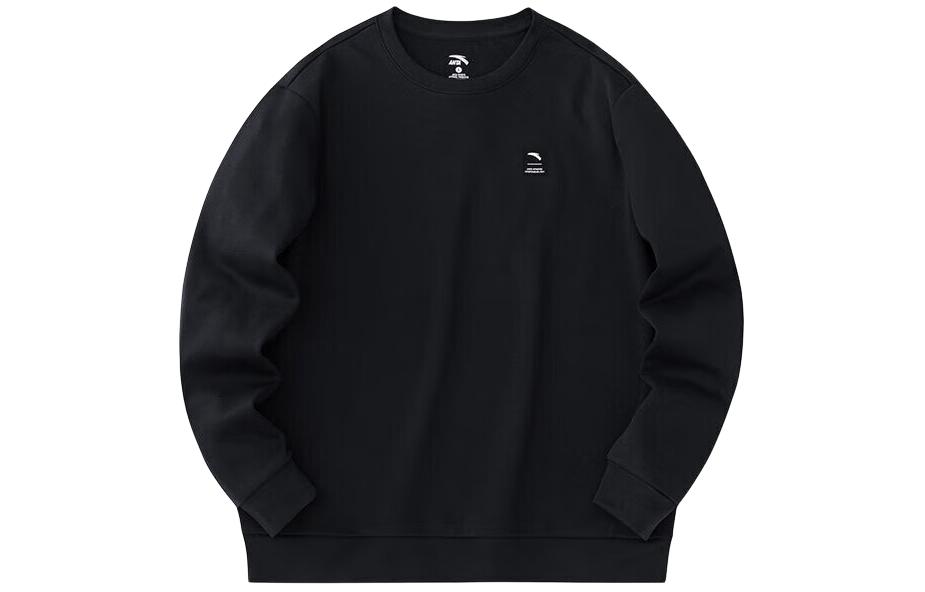 Anta Training Pullover Hoodie Basic Black Outdoor Casual Sportswear 152347715-3