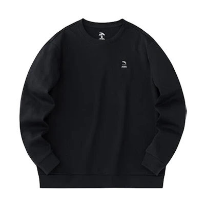 Anta Training Pullover Hoodie Basic Black Outdoor Casual Sportswear 152347715-3