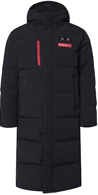 Anta Training Series Black Long Down Jacket with Back Logo Print. 152317902-2 Lookbook Anta Training Series Black Long Down Jacket with Back Logo Print. 152317902-2