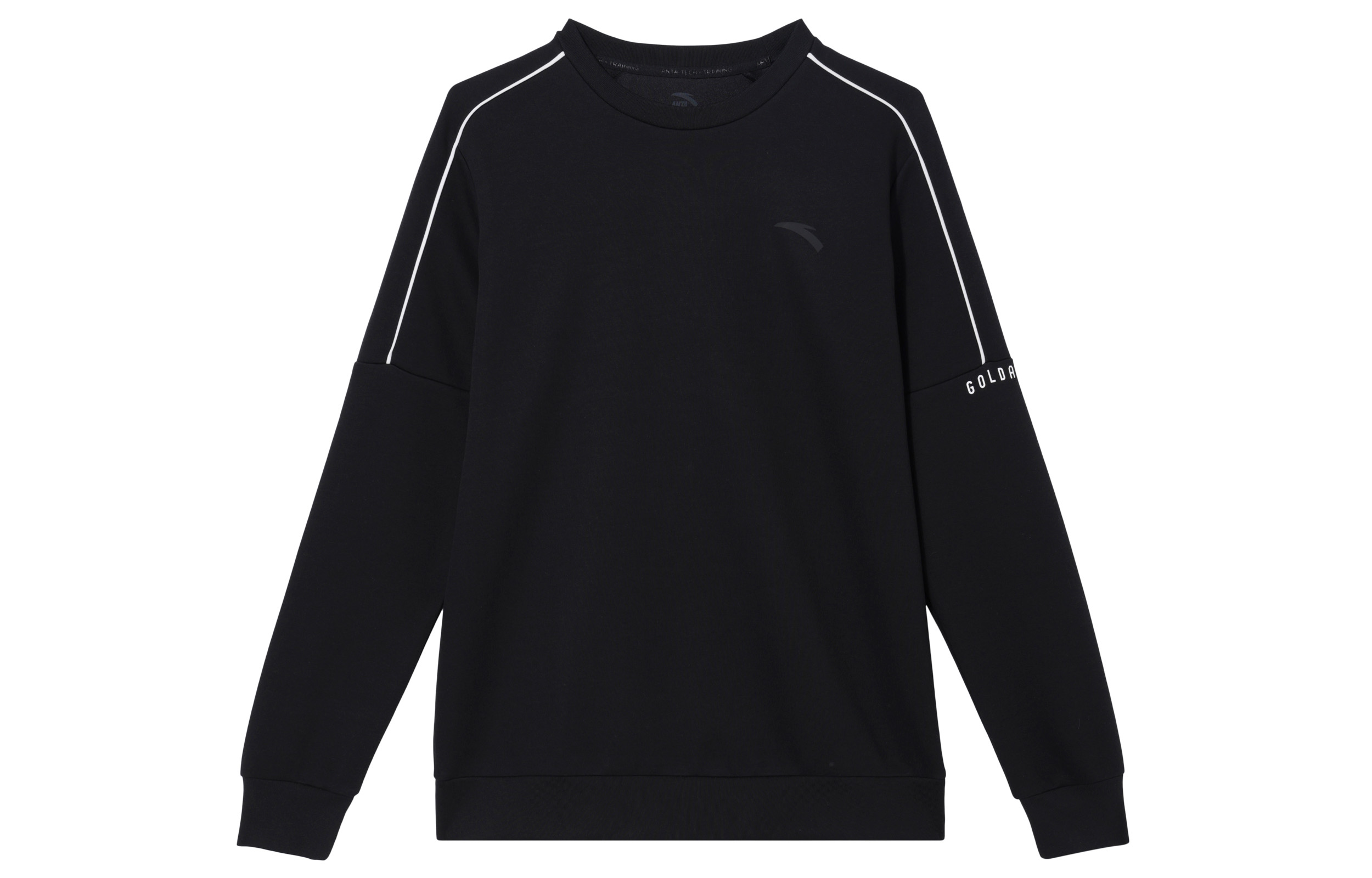 Anta Training Series Black Crewneck Casual Long-Sleeve Sweatshirt 952437705-6