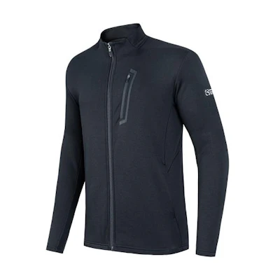 Anta Training Series Black Fleece-Lined Full-Zip Jacket 952237736-3
