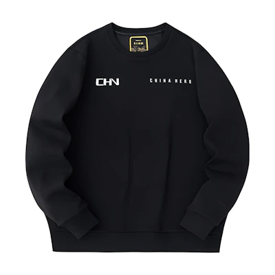 Anta Training Series Black Fleece Pullover Sweatshirt 152347732-3