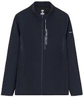 Anta Training Series Black Knit Jacket with Letter Print 152337712-2 Anta Training Series Black Knit Jacket with Letter Print 152337712-2